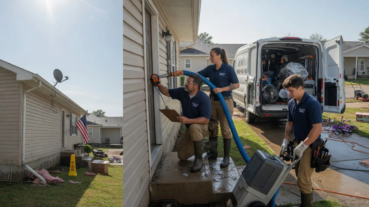 Ceiling Water Damage Restoration in Caledonia, OH near me